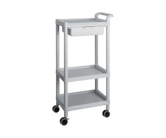 3-6641-04 Mobile Easy Cart (Tall Type/Regular 31) Gray 3 Sages Wiith Drawer ME31D