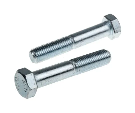 63-4599-30 Clear Passivated, Zinc Steel Hex Bolt, M12 x 100mm 279-852