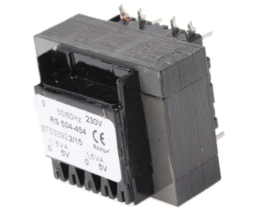 63-4636-65 5V ac 2 Output Through Hole PCB Transformer, 3VA 504-454