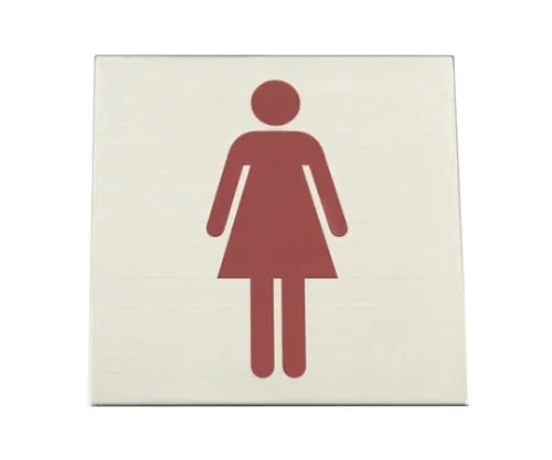 61-7411-54 Woman Mark 109mm x 109mm x 2mm S1111-2