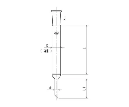 61-4707-92 Chromatography Column (Standard Taper Joint) (with Filter) 3803-10/300-3L