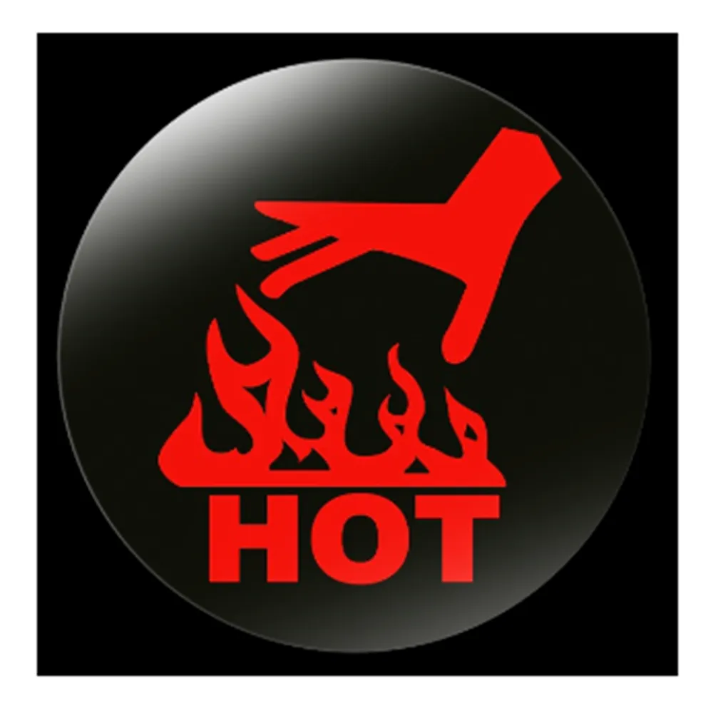 61-3816-58 Hand Hot Indicator HH50 (Reversible Temperature Label) HH50