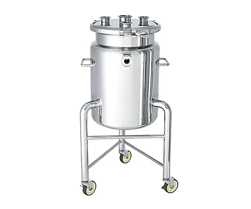 61-0752-08 Jacket Type Ferrule Open Stainless Steel Pressurizing Container with Leg 10L PCN-F-J-L-10