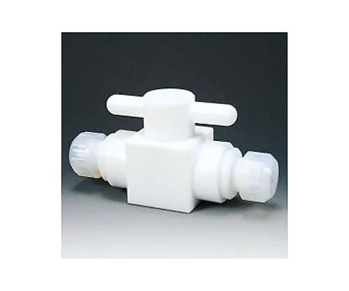 61-3536-85　［Discontinued］Fluorocarbon Resin Compact Two-Way Ball Valve Connection Type 6φ　NR1300-01