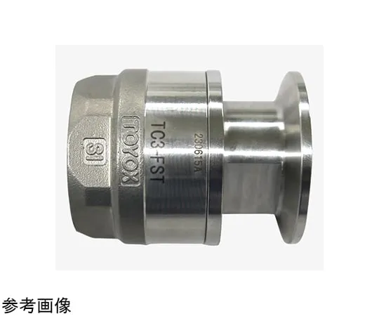 67-9204-92 Hose Joint (Ferrule) Stainless Steel TOYOCONNECTOR TC3-FST Type Compatible Hose 12 mm Joint Standard 10 A TC3-FST12-10A