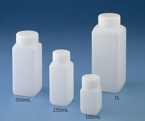 15-5301-55 J Bottle Square Type Wide-Mouth 100mL Sterilized 1553-01