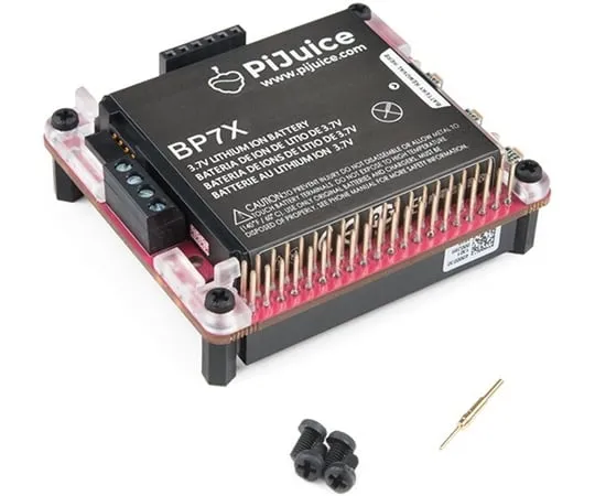 67-0425-55　［Discontinued］PiJuice HAT - Raspberry Pi Portable Power Platform　PRT-14803