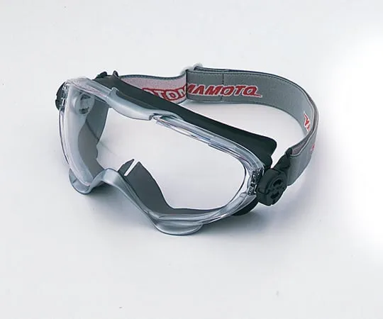 1-6674-01 JIS Safety Goggles YG6000 Black Silver YG-6000