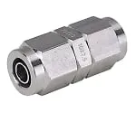 61-7637-75 Stainless Steel (SUS316) Tightening Fitting Union Straight φ4 NSU0420