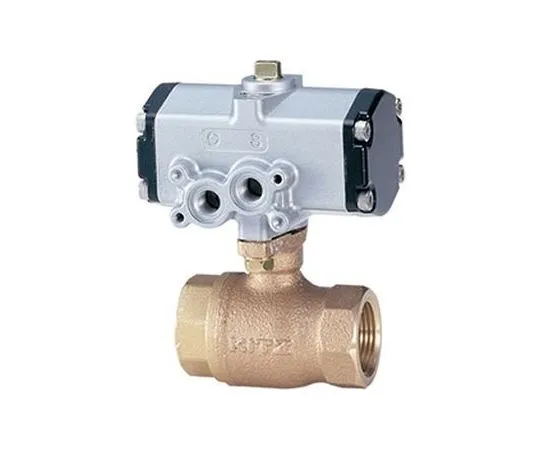 65-1885-32 Small Pneumatic < C Type/Double Operation > Bronze Ball Valve (C-TE) Nominal Diameter 10 mm C-TE10A