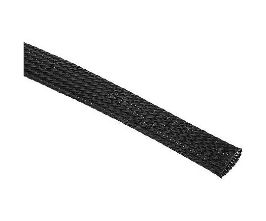 63-4616-32 RS PRO Expandable Braided PET Black Cable Sleeve, 15mm Diameter, 5m Length 408-205