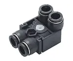 61-7652-41 Connector Elbow Male, Female Set φ3-φ3 QC3L-3M