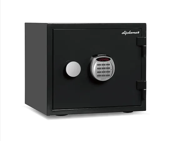 3-8319-03 Fireproof Safe (Digital Numeric Keypad) 19 L Black A119R3WR