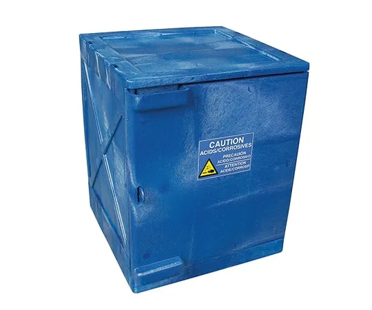 3-6342-01 Acid-Proof Cabinet (Assembling Type) Blue 458 x 458 x 559 M04CRA