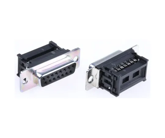 63-4634-59 RS PRO 15 Way Right Angle Cable Mount D-sub Connector Socket, 2.77mm Pitch 492-654