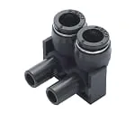 61-7652-71 Connector Elbow Male, Mini Elbow φ3 PQ3ML-A