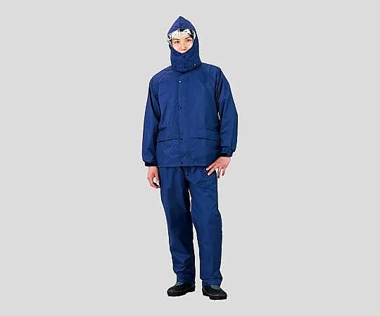 2-8962-01　［Discontinued］Rain Wear (Moisture Permeable Type) PU Moisture Permeable Coating Navy　M
