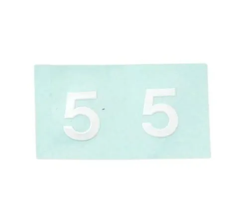 61-7397-07 Character Seal 5 White 10mm CL10W-5