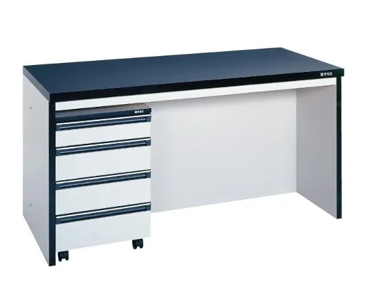 63-1268-81 Laboratory work bench (with Cabinet wagon) Gray Black W200×D750×H800mm ST-12HA