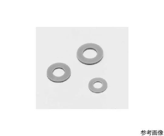 64-6184-68 Flat Washer for Insulation (PPS) for M3: 7 phi x 3.2 phi x 0.5 mm (100 sheets) WQ3