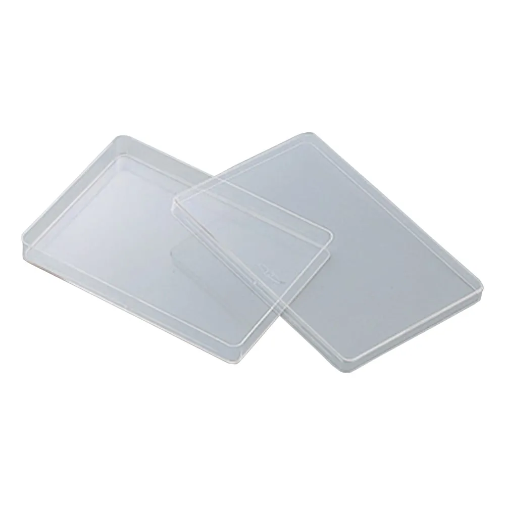 2-5316-02 Square Type Transparent Dish 144 x 104mm 10 Pieces x 10 Packs 2
