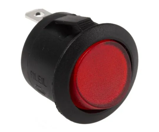 63-4598-59 RS PRO Illuminated Single Pole Single Throw (SPST), On-None-Off Rocker Switch Panel Mount 273-003