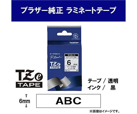 3-9218-01 Transparent Laminating Tape For Thermal Label Printer TZe-111