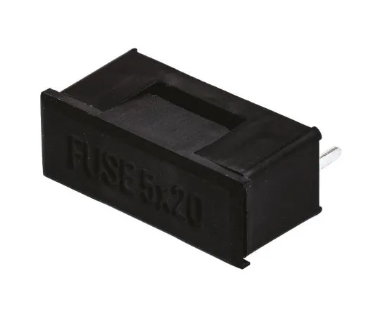 63-4647-86 RS PRO 6.3A PCB Mount Fuse Holder for 5 x 20mm Cartridge Fuse, 250V 563-756