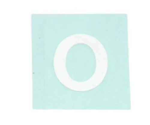 61-7397-56 Character Seal O White 15mm CL15W-O