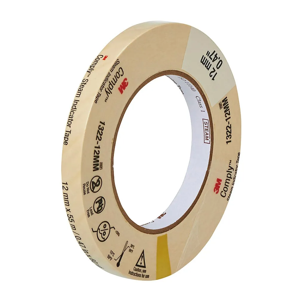 61-0498-31 Comply (TM) Chemical Indicator Tape 12 mm x 55 m 1322-12MM