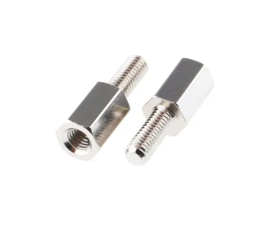 63-4588-65 RS PRO Brass Hex Standoff, Male/Female, 8mm, M3 x M3 221-134
