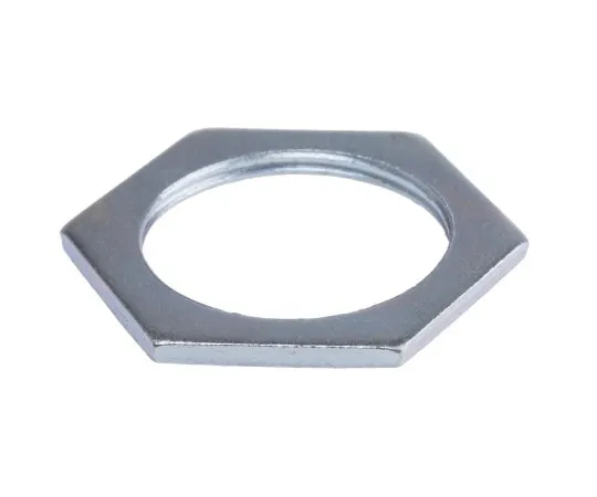 63-4650-43 RS PRO Silver Steel Cable Gland Locknut, M32 Thread 621-130