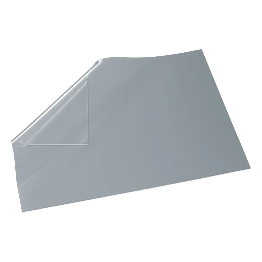 3-9207-05 Ultra-Transparent Silicone Rubber Film Hardness 60 300 x 300 x 0.1tmm GFSC6000-100u・300Q