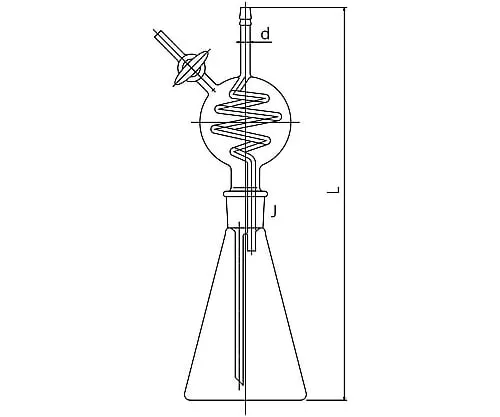 61-3629-37 Gas Aspirator 500mL 3260-500-5M