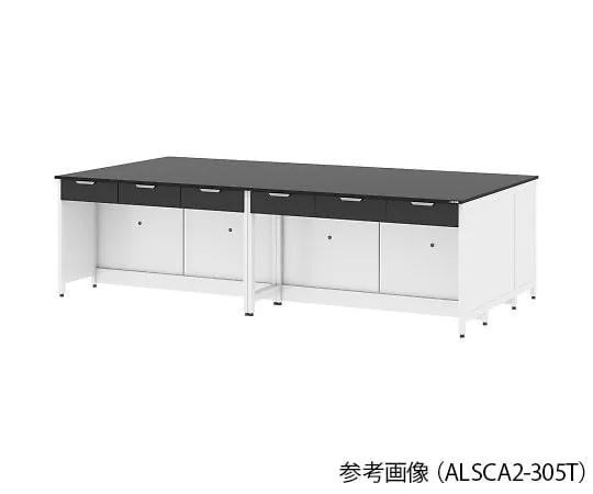 4-3364-01 Central Laboratory Table (Steel Type) 1800 x 1500 x 850 mm ALSCA2-185T