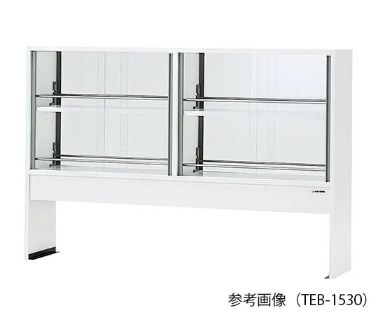 3-5781-15 Reagent Shelf (for Central Laboratory Table, with Glass Door) 900 x 450 x 1000 mm TEB-945