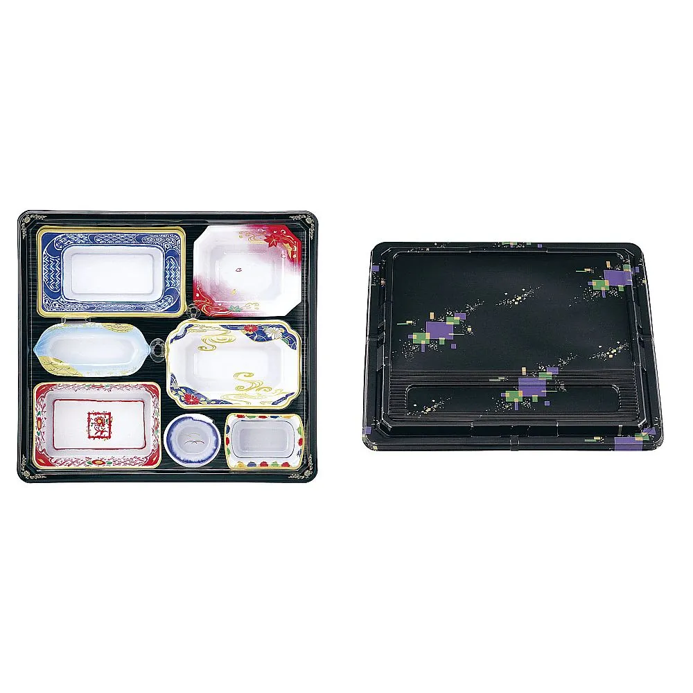 62-6652-43 One-Way Kaiseki Meal Set Lid Sanmai (20 Set Pack) T-217