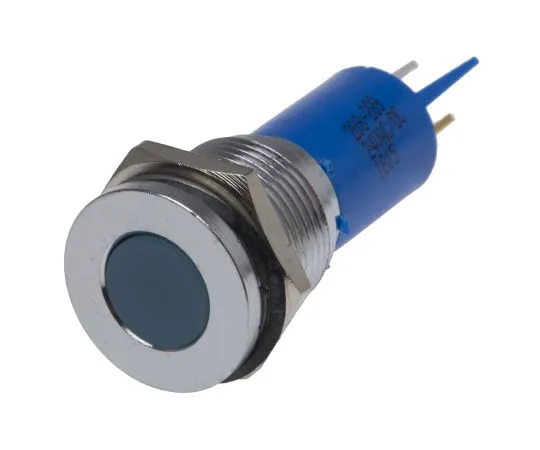63-4586-31 RS PRO Blue Indicator, 24 V ac/dc, 16mm Mounting Hole Size, Solder Tab Termination 208-289