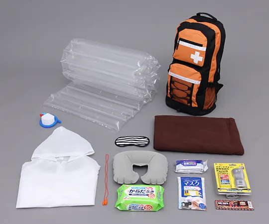 62-3099-34　［Discontinued］Evacuation backpack set (for shelter living) 12 piece set　HSH-12