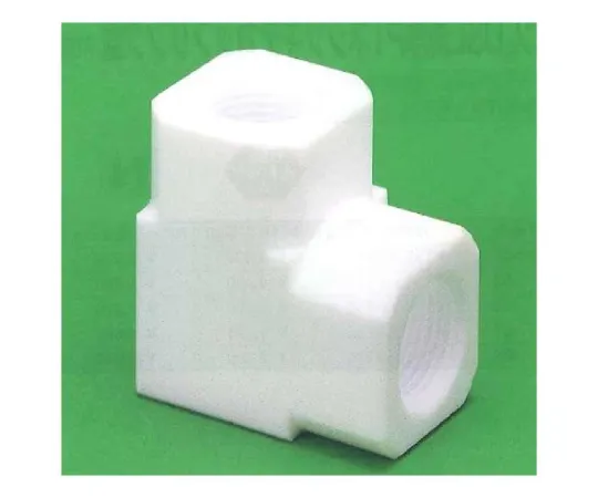 62-7077-23　［Discontinued］USL-PTFE Cleaning PT Screw Joint Pipe Elbow Type PT 1/4 00U-093-01　00U-093-01