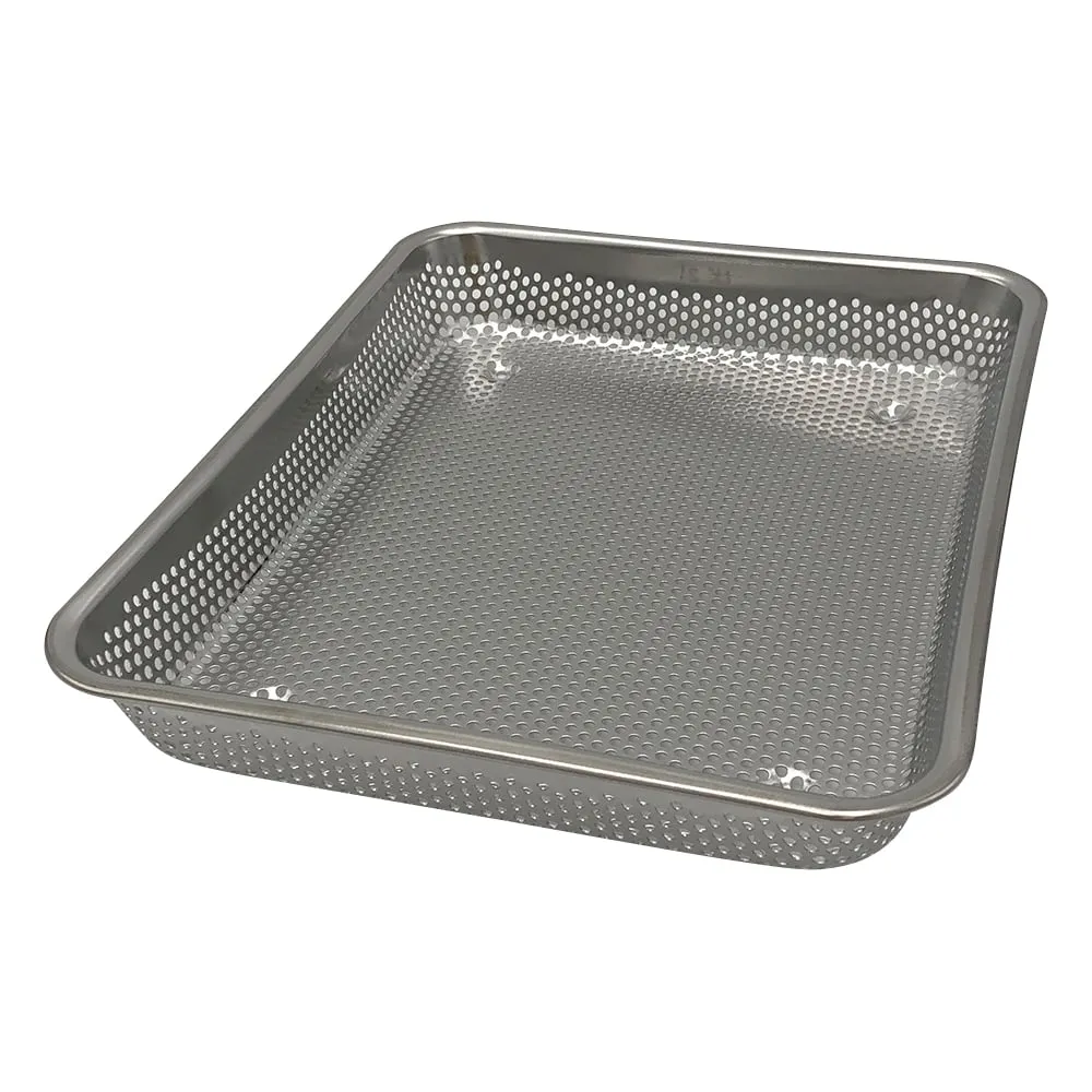 1-7471-01 Shallow Mesh Stainless Steel Tray No. (248 x 200 x 28mm) -