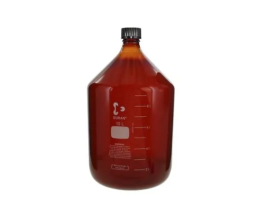 61-4411-35 Screw Cap Bottle (Medium Bottle) Amber with Black Cap 10L 017210-100002