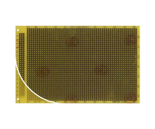 63-4844-90　［Discontinued］RE060-LF, Single Sided DIN 41612 C Matrix Board FR4 with 37 x 56 1mm Holes, 2.54 x 2.54mm Pitch, 160 x 100 x 1.5mm　RE060-LF