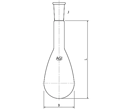 61-3624-91 Kjeldahl Flask 300mL 24/40 3212-300-4L