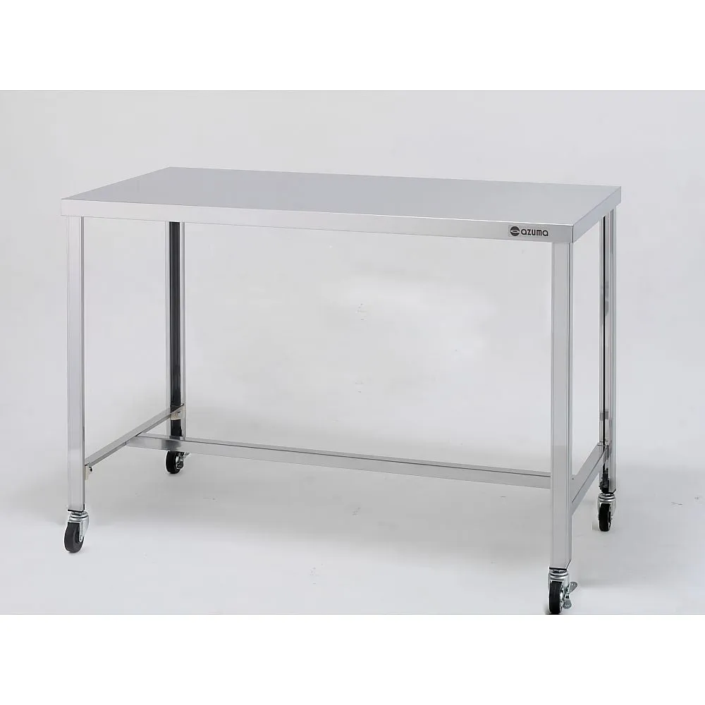 61-4439-46 Stainless Workbench H Type Frame Type with Stainless Steel Caster 750 x 600 x 800 SC-HTHW-750