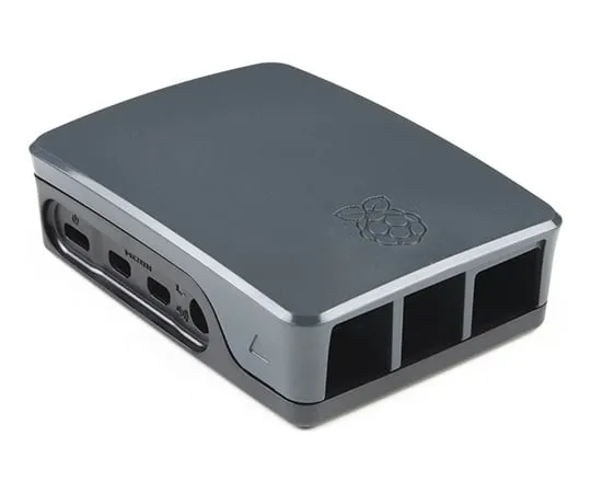 67-0426-07 Official Raspberry Pi 4 Case - Black/Gray PRT-17267