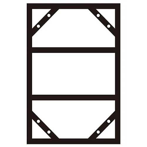 61-3396-01 Slide Angle (300 x 600mm, Meiji Mountain Type) KHY-3SA 55300