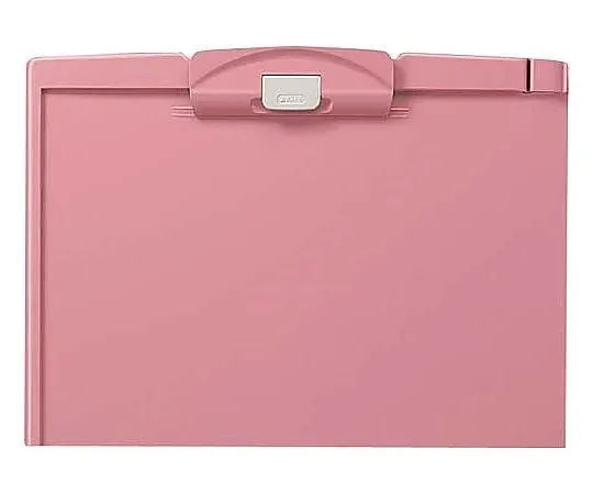 61-0555-01 Clipboard H A4 - Horizontal Type Clipping Long Side Pink ヨハ-H73NP