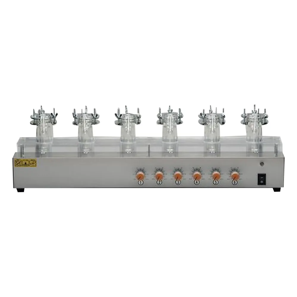 4-2349-01 Vertical Membrane Permeation Experiment Device Cell 8 mL Type 6-Chain Main Unit Set CL1100