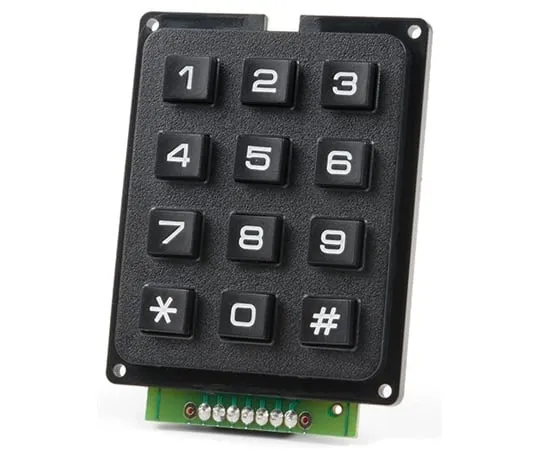 67-0421-41 SparkFun Qwiic Keypad - 12 Button COM-15290